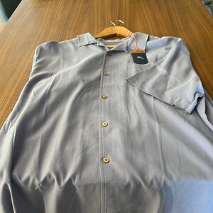 Tommy Bahama new lilac all silk Camp shirt – XL
